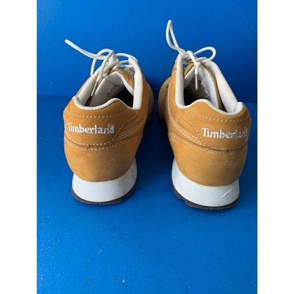 Timberland Women's Tan Suede Walking Running Sneakers Shoes #16345 Size: US 8.5 - Picture 3 of 6